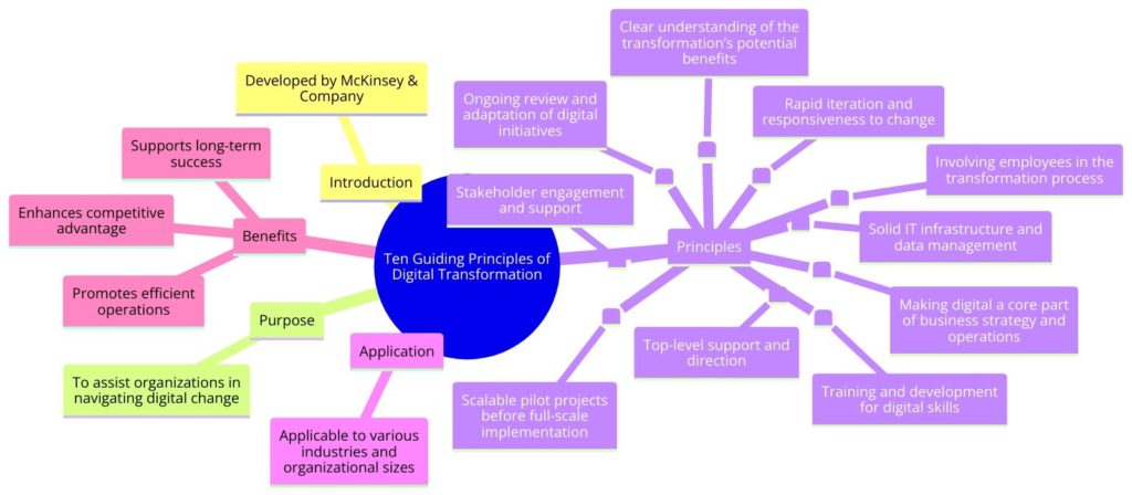 McKinsey's Ten Guiding Principles of Digital Transformation